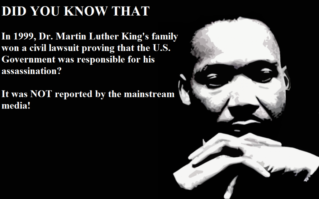 martin luther king jr. assassinated by the us government